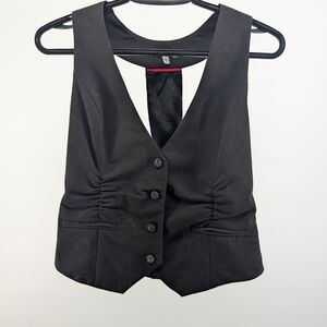 Charlotte Russe Black Dressy Vest